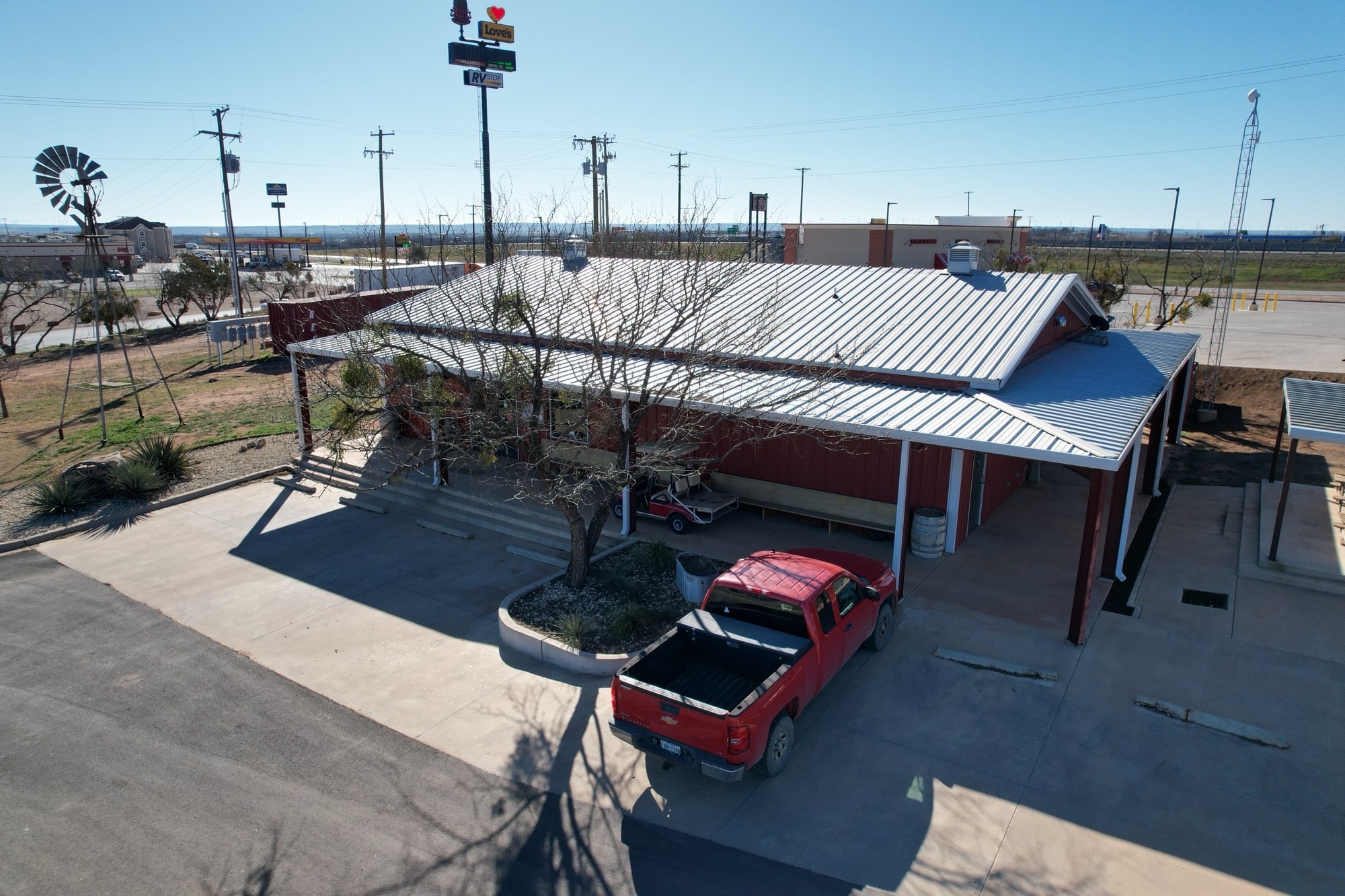 Bar J Hitchin' Post RV Park aerial photo